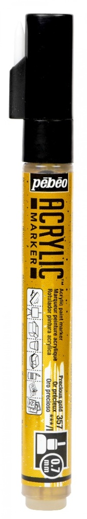 Marqueur Peinture Acrylique 0.7MM Or Précieux - PEBEO