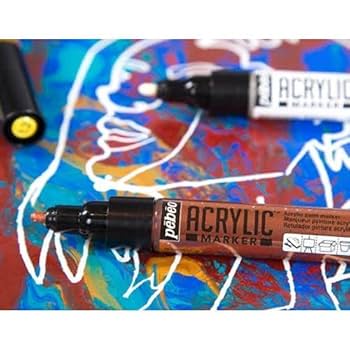 Marqueur Peinture DecoMarker 1.2MM Bleu Caraibie - Pébéo