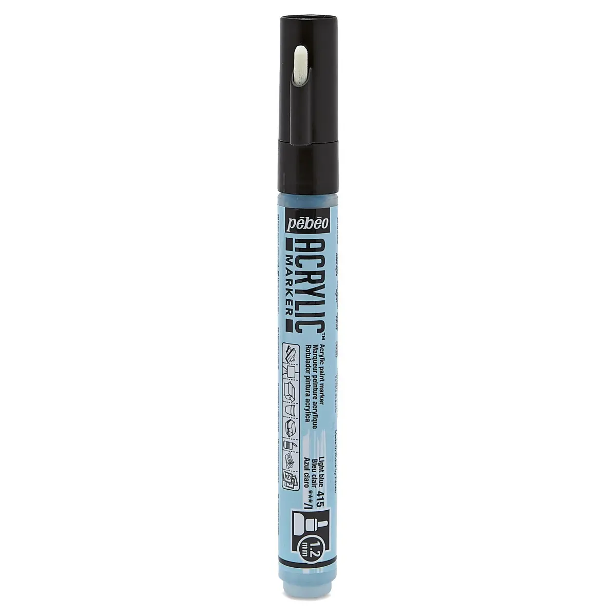 Marqueur Peinture DecoMarker 1.2MM Bleu Clair - PEBEO