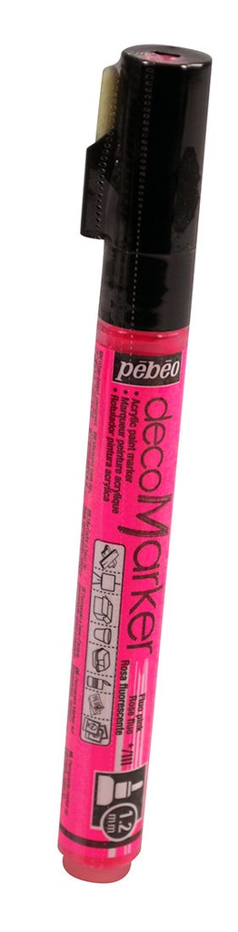 Marqueur Peinture DecoMarker 1.2MM Rose Fluo - PEBEO