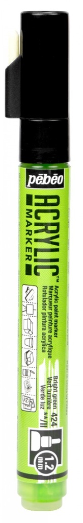 Marqueur Peinture DecoMarker 1.2MM Vert Lumière - PEBEO