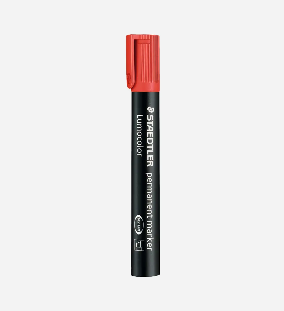 Marqueur Permanent Rouge Ref 350-2  - Staedtler