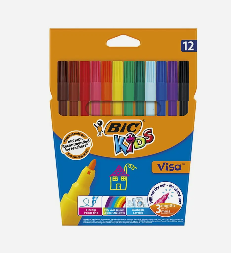 Pack de 12 feutres de coloriage - Bic