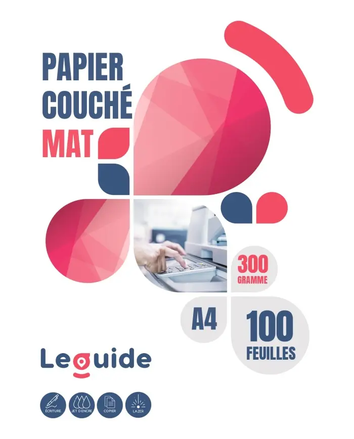 Page De Garde Couché Mat 300Gr/100F A3 - Le Guide