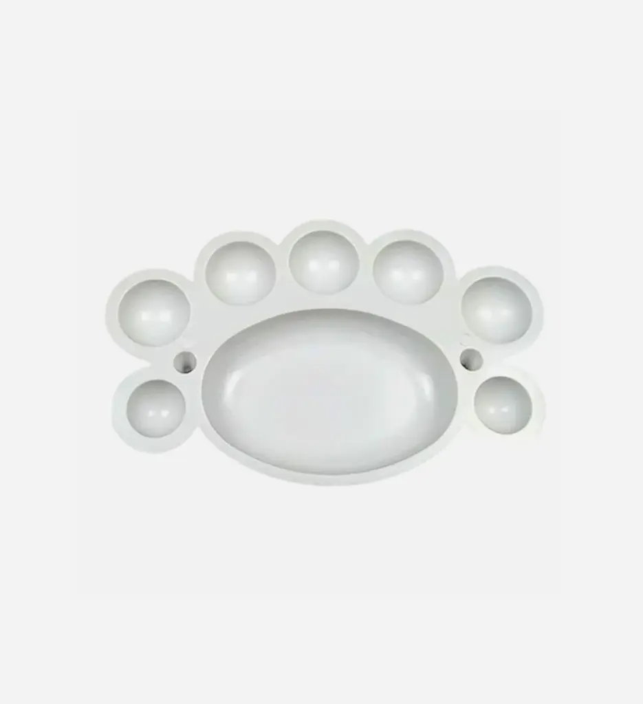 Palette à Gouache Plastique - Le Coq