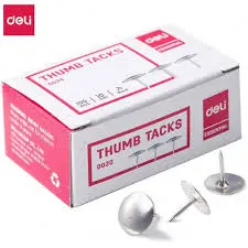 Paquet De 100 Punaises E0020 - DELI