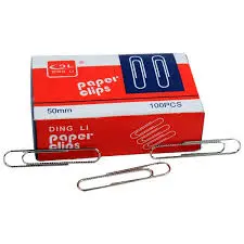 Paquet De 100 Trombones 50mm DL