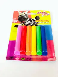 Pate à modeler de 6 pastel BX-100-6+2SM - kiddy Clay
