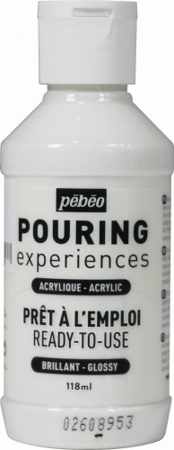 Peinture Acrylique Pouring 118ML Blanc de Titane - PEBEO
