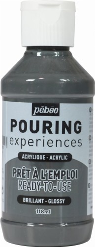Peinture Acrylique Pouring 118ML Gris - Pébéo