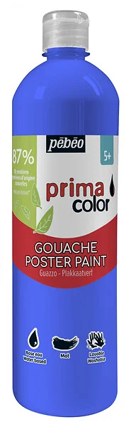 Peinture Gouache Enfant PrimaColor 1L Bleu Primaire - PEBEO