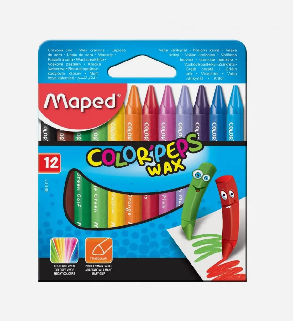 Pochette de 12 crayons Pastel Réf 861011 - Maped