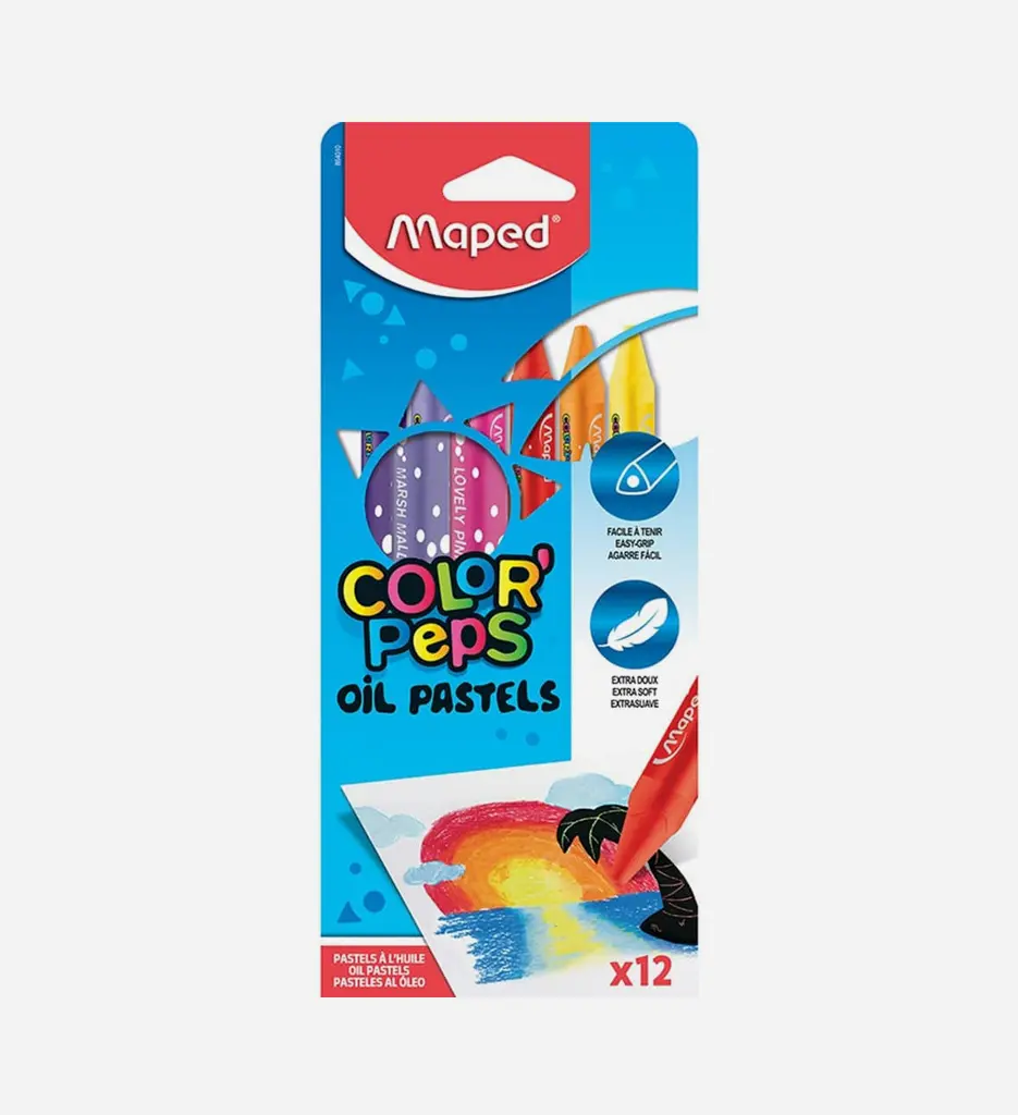 Pochette de 12 pastel à l'huile - Maped 