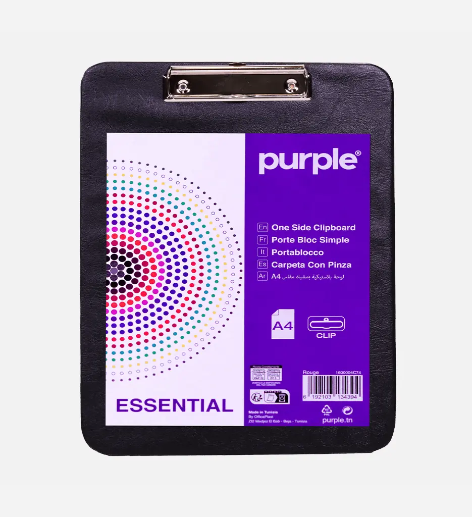 Porte Bloc Simple Essential - Noir