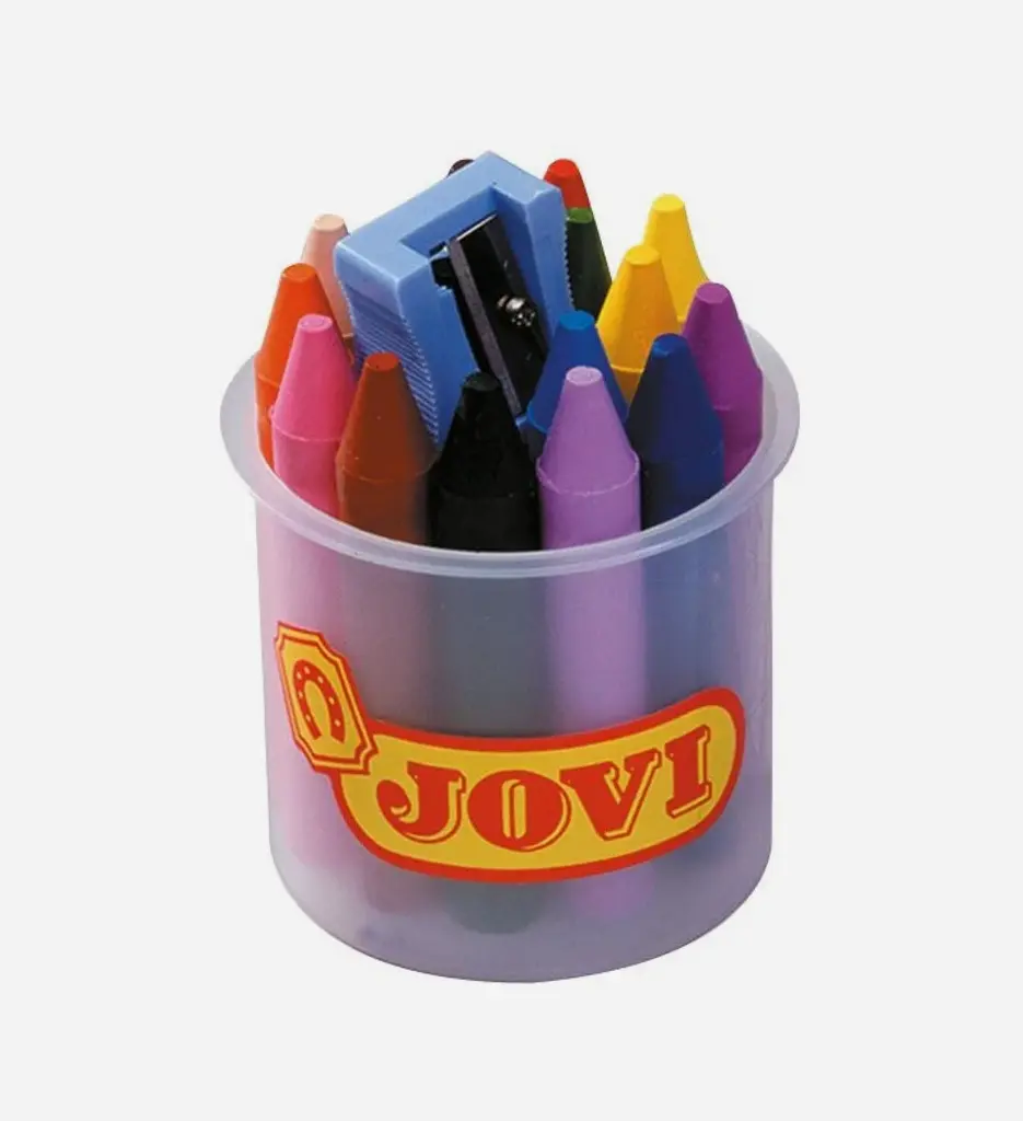 Pot de 16 crayon wax 980/16 Taille crayon - JOVI