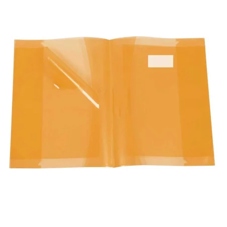 Protège-Cahier En PVC Glossy 17x22Cm Orange - Purple