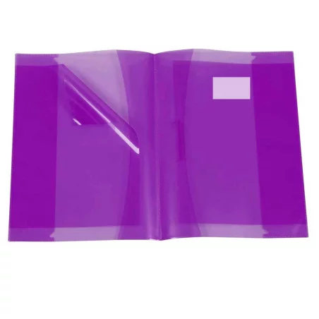 Protège-Cahier En PVC Glossy 17x22Cm Violet - Purple