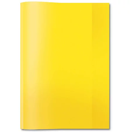 Protège-Livre En PVC Cristal Jaune - Purple