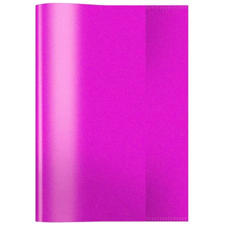 Protège-Livre En PVC Cristal Rose - Purple
