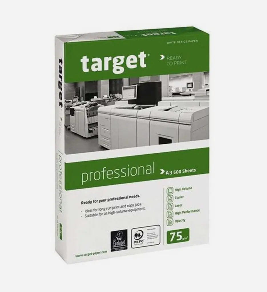 Rame Papier Blanc A3 Target 75Gr 500F