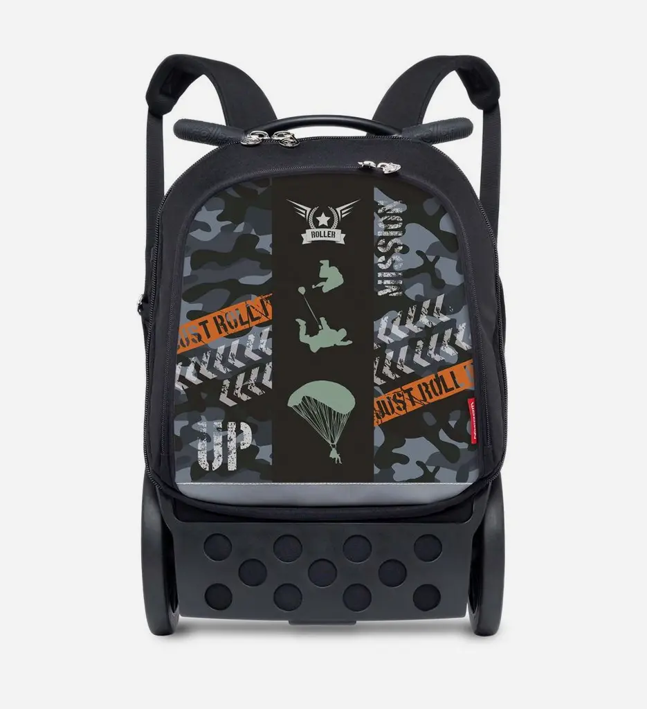 Sac à dos scolaire trolley ROLLER UP Camo