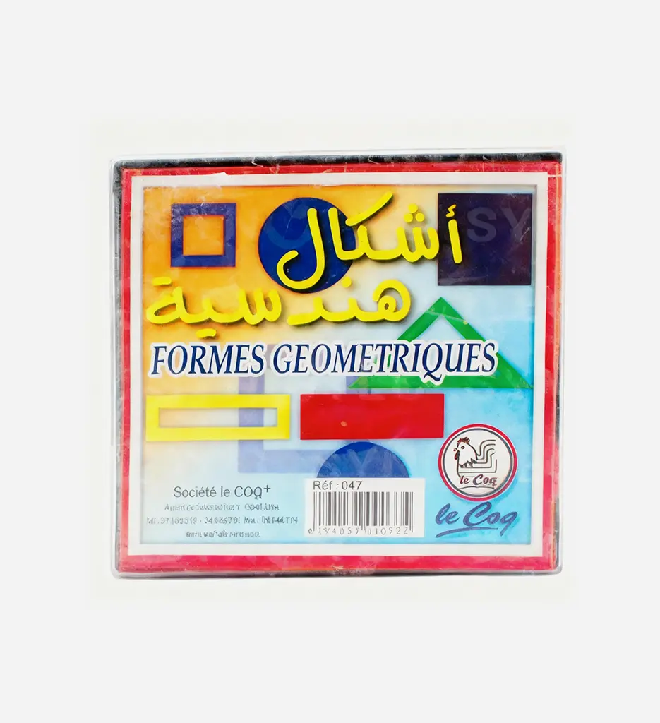 Set de 20 Formes Géométriques en Plastique - Le Coq