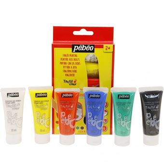 Set de Peinture Découverte TactilColor 6*20ML - Pébéo 