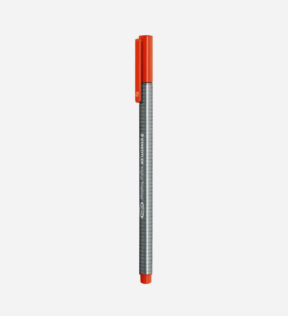 Stylo Feutre Triplus Rouge - Staedtler