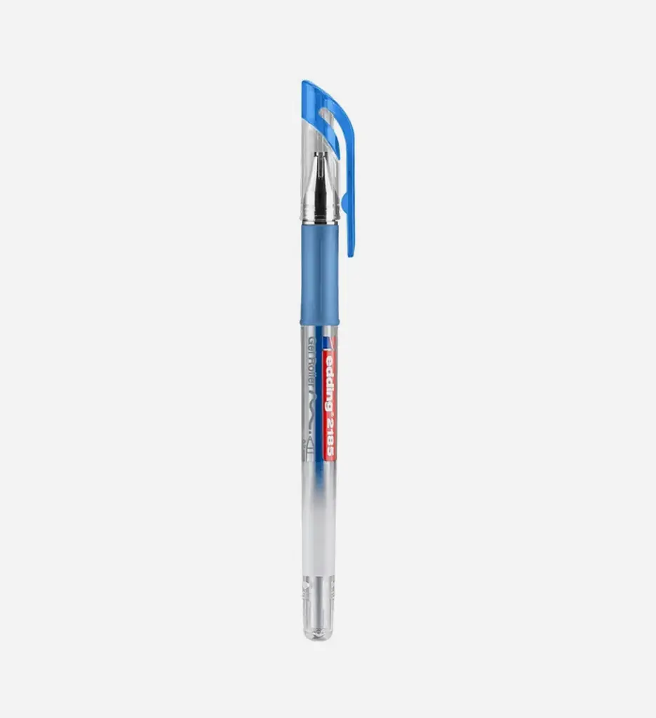 Stylo Gel Roller 0,7 mm Bleu - EDDING