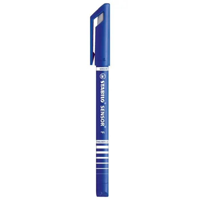 Stylo Pointe Fine Sensor Bleu - STABILO
