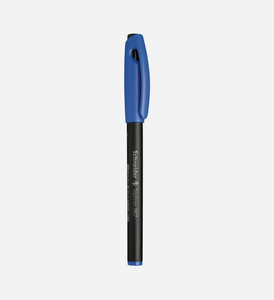 Stylo Pointe Fine Topliner 967 Bleu - Schneider