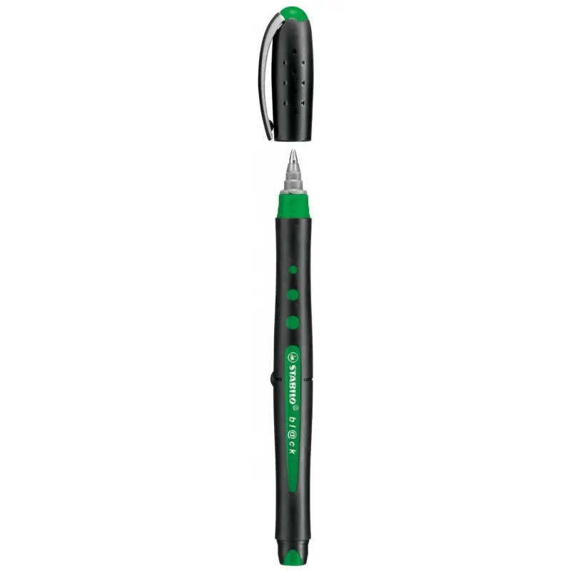 Stylo Roller Black Fine Vert - STABILO