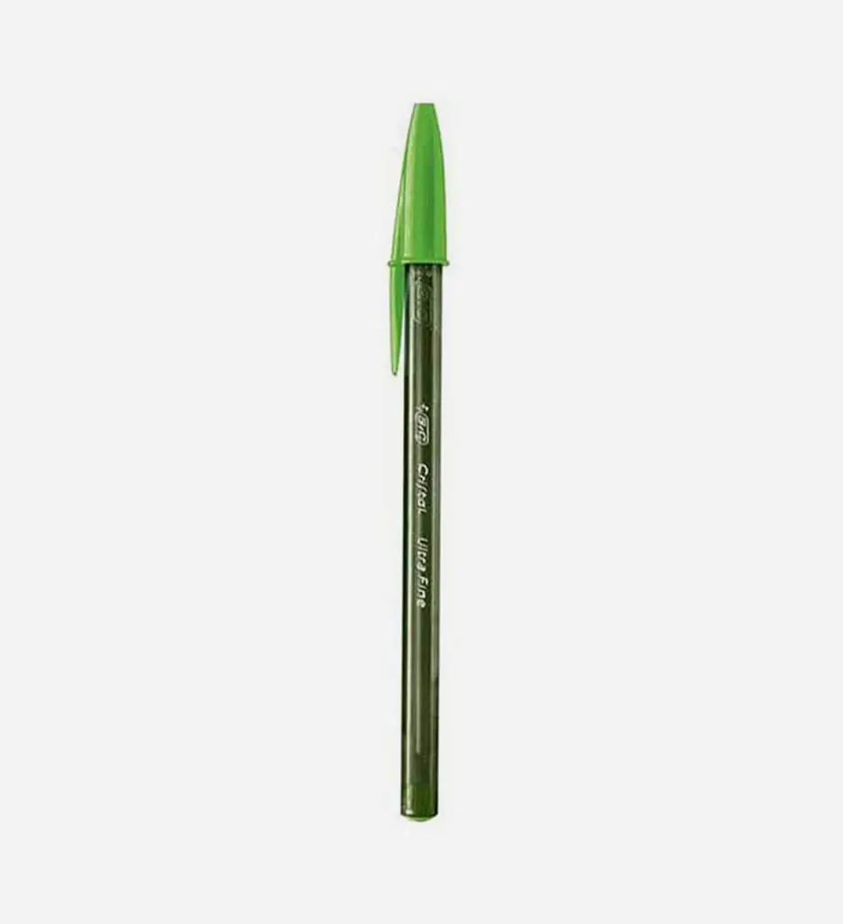 Stylo à Bille Ultra fine Vert - Bic
