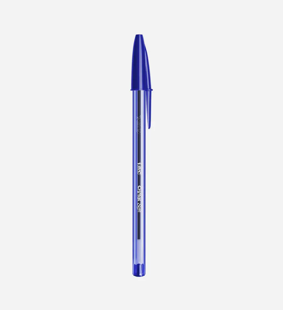 Stylo à Bille Cristal Soft Bleu - Bic