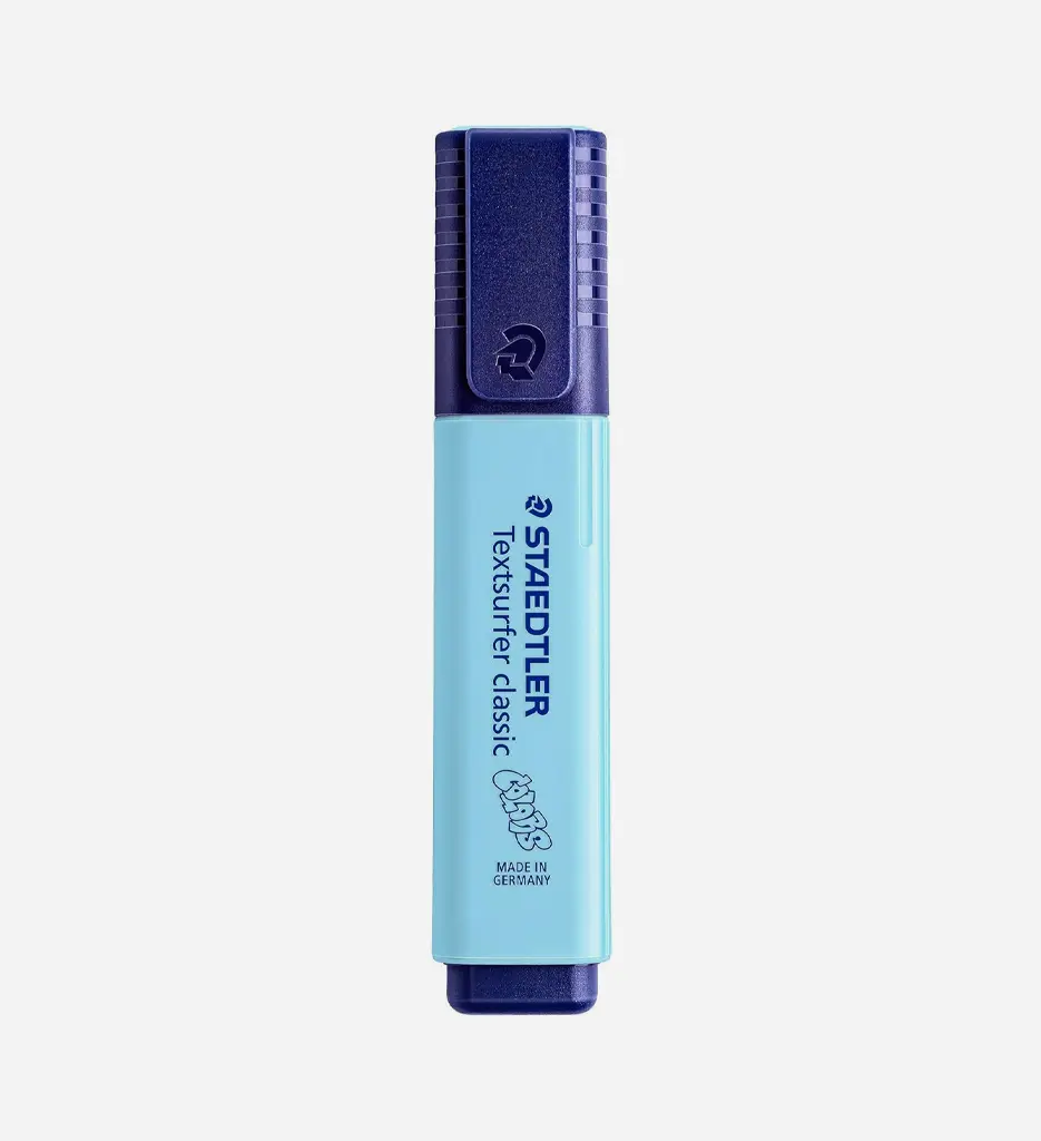 Surligneur Fluo Staedtler Bleu Ref 364-3