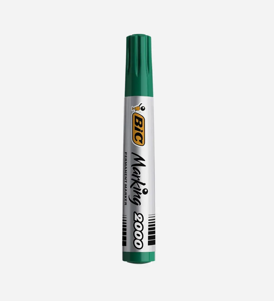Marqueur Permanant Vert 2000 - Bic