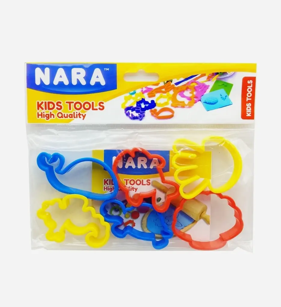 6 Moules Kids Tools - Kiddy Clay