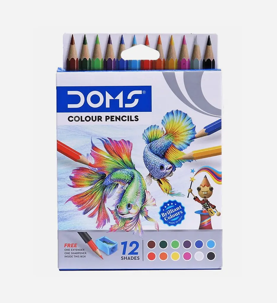 Blister de 12 Crayon de couleur 12/9 NO.3443 - Doms