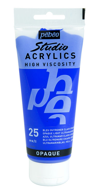 Acrylique Studio High Viscosity 100Ml Jaune Venis - Pébéo 