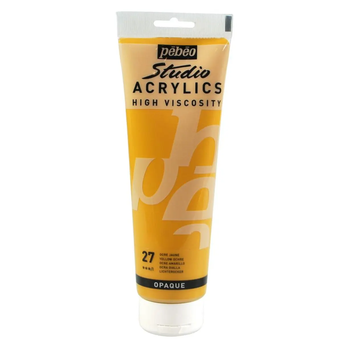 Acrylique Studio High Viscosity 250Ml Ocre Jaune - Pébéo 