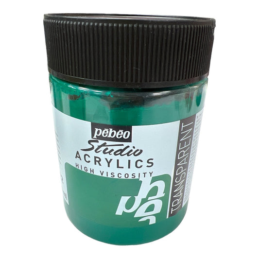 Acrylique Studio High Viscosity 500Ml Emeraude Phtalocyanine - Pébéo