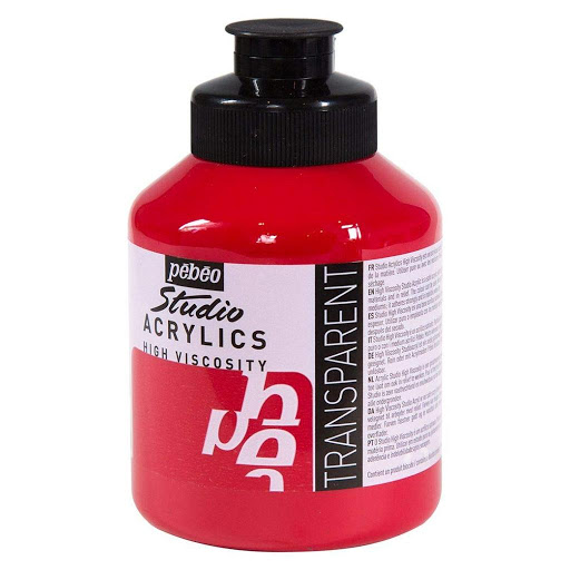 Acrylique Studio High Viscosity 500ML Magenta Primaire - Pébéo 