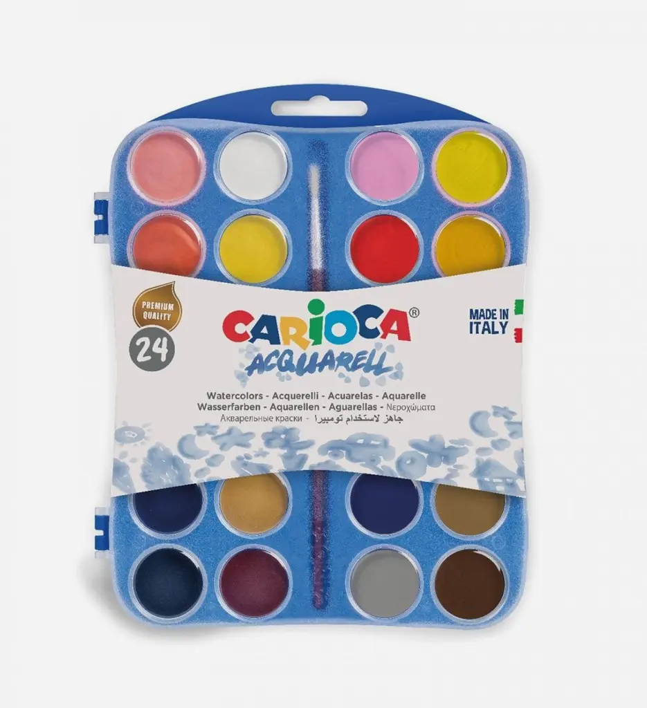 Aquarelle de 24 couleurs - CARIOCA
