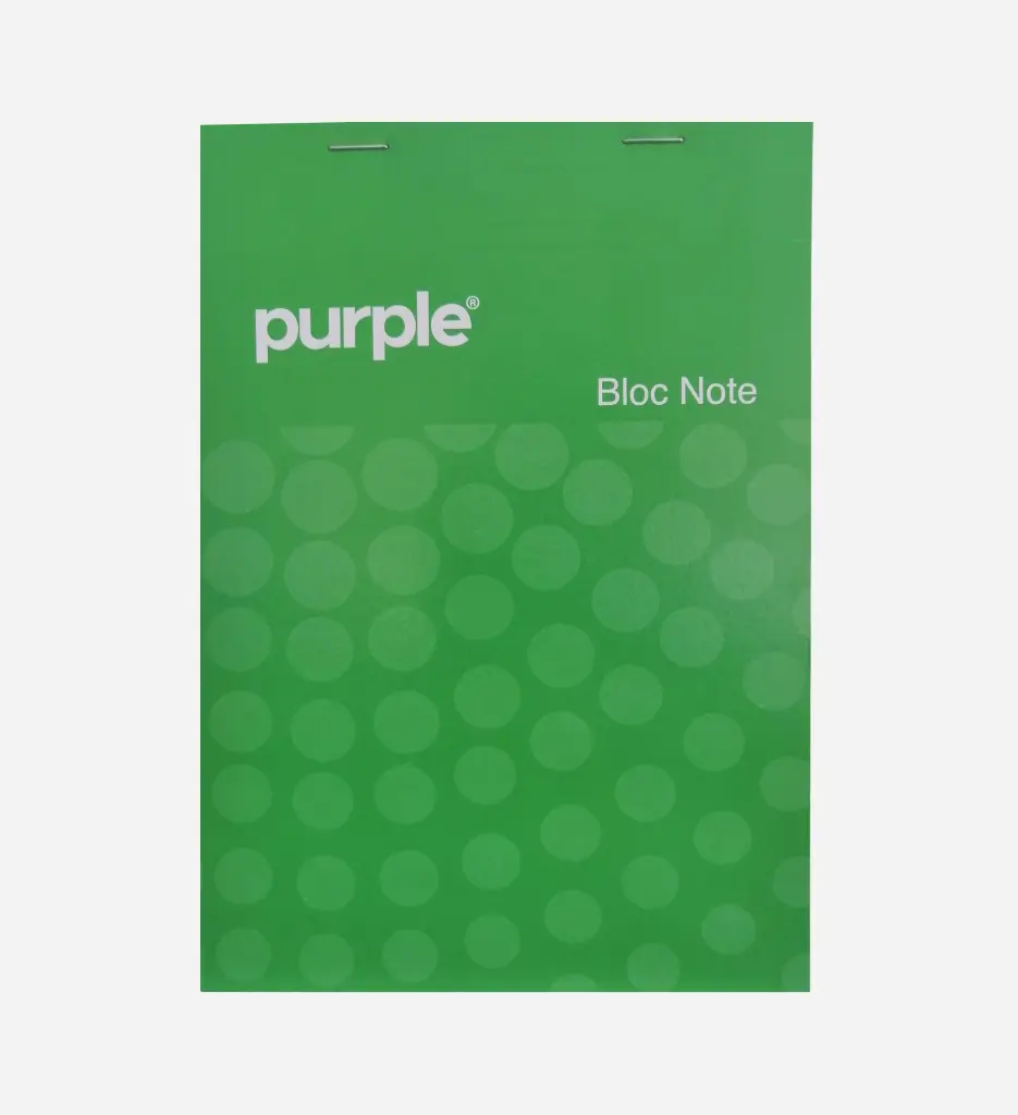 Bloc Note 100P 14,8*21 Assortie - 
 PURPLE