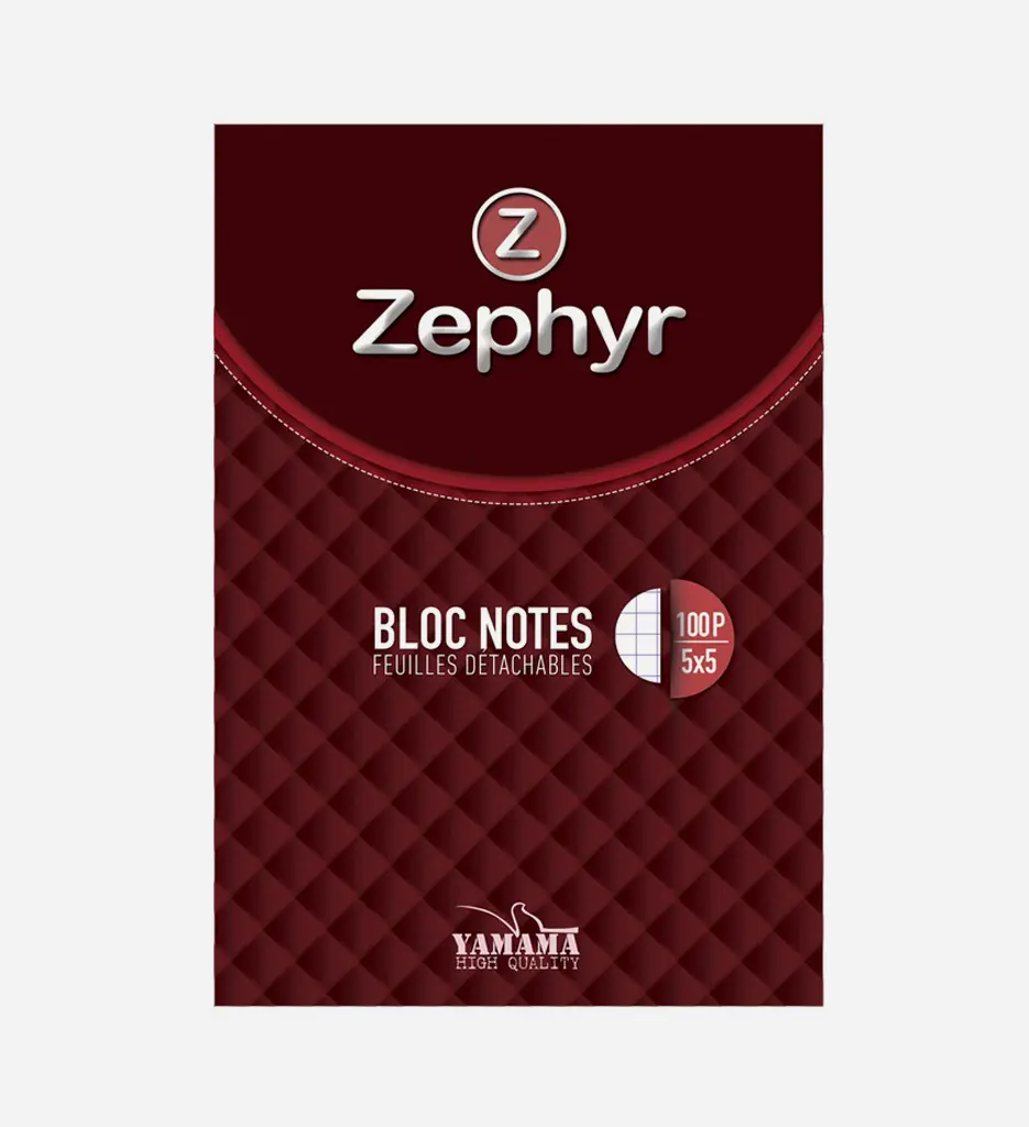 Bloc Note Zephyr 50F A4 70Gr - YAMAMA 