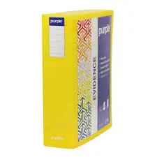 Boite De Classement Personnalisable D80 Evidence - Jaune