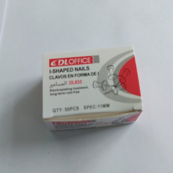 Boite de 50 épingles DL833 Assorties - DLOFFICE