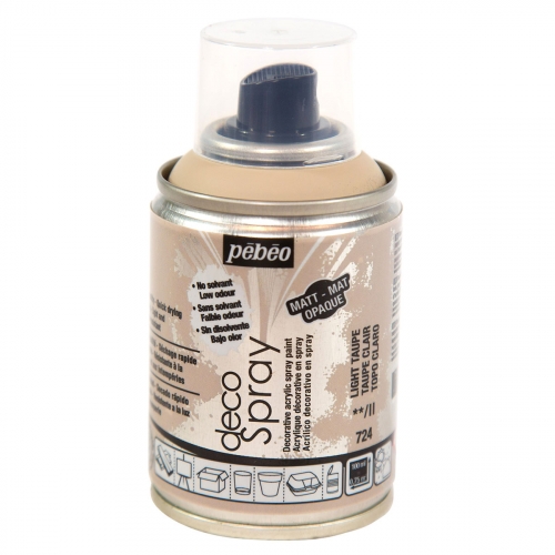 Bombe De Peinture DecoSpray 100ML Taupe Clair - Pébéo