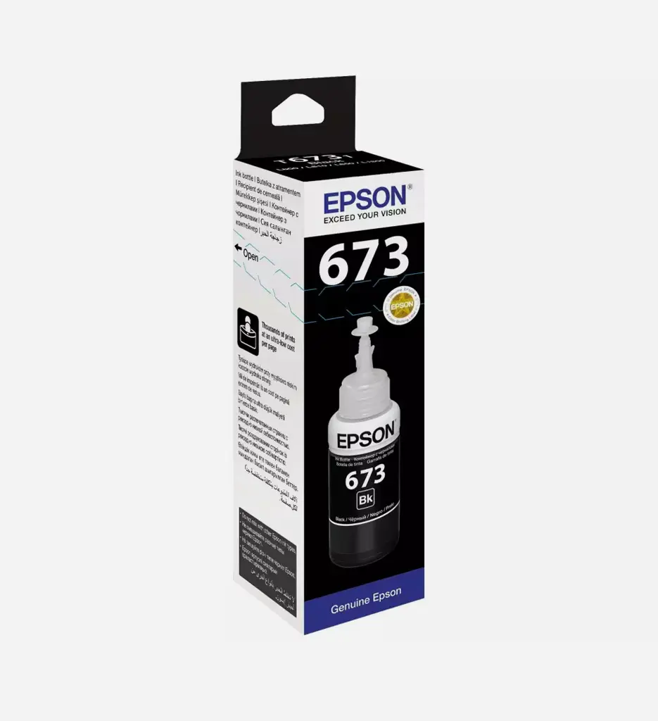 Bouteille D'encre Epson T6731 Noir Original
