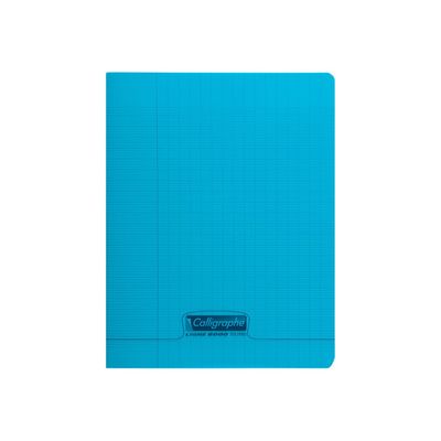 Cahier Piqué 96P 17x22 90Gr PP Bleu - CALLIGRAPHE